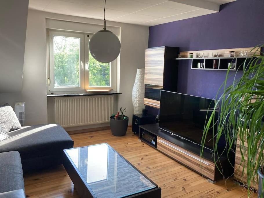 Sonnige Etagen-Wohnung, Alleinige Nutzung, Wasserbett Нойнкірхен Екстер'єр фото